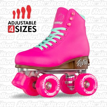 CRAZY Retro Roller Adjustable Skates!