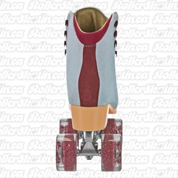 Candi Girl Carlin Blue/Burgundy Suede Roller Skates!