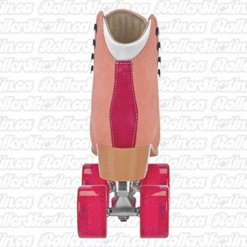 Candi Girl Carlin Peach/Pink Suede Roller Skates!