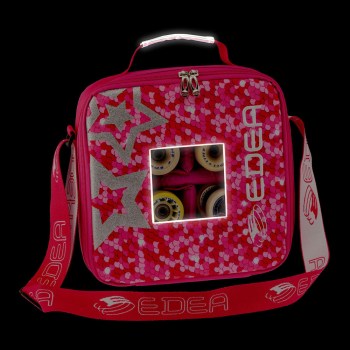 EDEA 4 Set Roller Wheel Case - Stella Pink Reflective