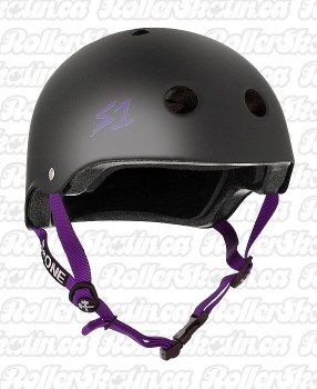 Black Matte Purple Straps