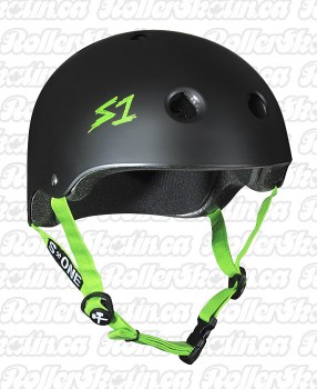 Black Matte Green Straps